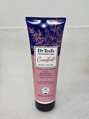 Dr Teal's Aromatherapy Comfort Body Cream Sage Rosemary Cedarwood 8 Oz